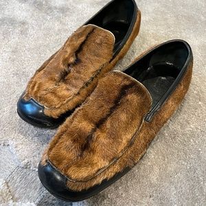 GUCCI by Tom Ford ~ Curly Goat Fur Loafers ~ Women 9 1/2